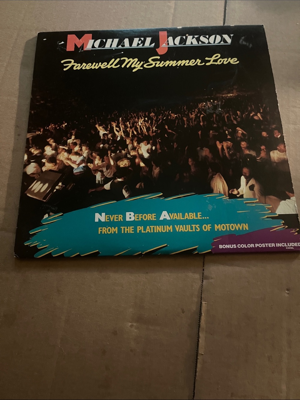 Michael Jackson 'Farewell My Summer Love' Vinyl - Motown Label